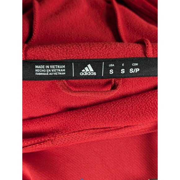 NEW NWT Montreal Canadiens Hoodie Mens Small Adidas Red Pullover NHL Sweatshirt - Picture 3 of 5